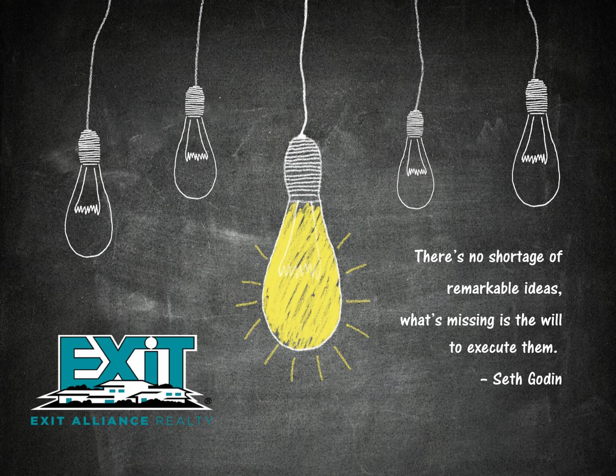 exitrealtycorp's tweet photo. RT @ExitAlliance: #RemarkableIdeas #ExecuteThem #Success #LOVEXIT http://t.co/z1nzIkFLTw > #ThinkSmartThinkEXIT!