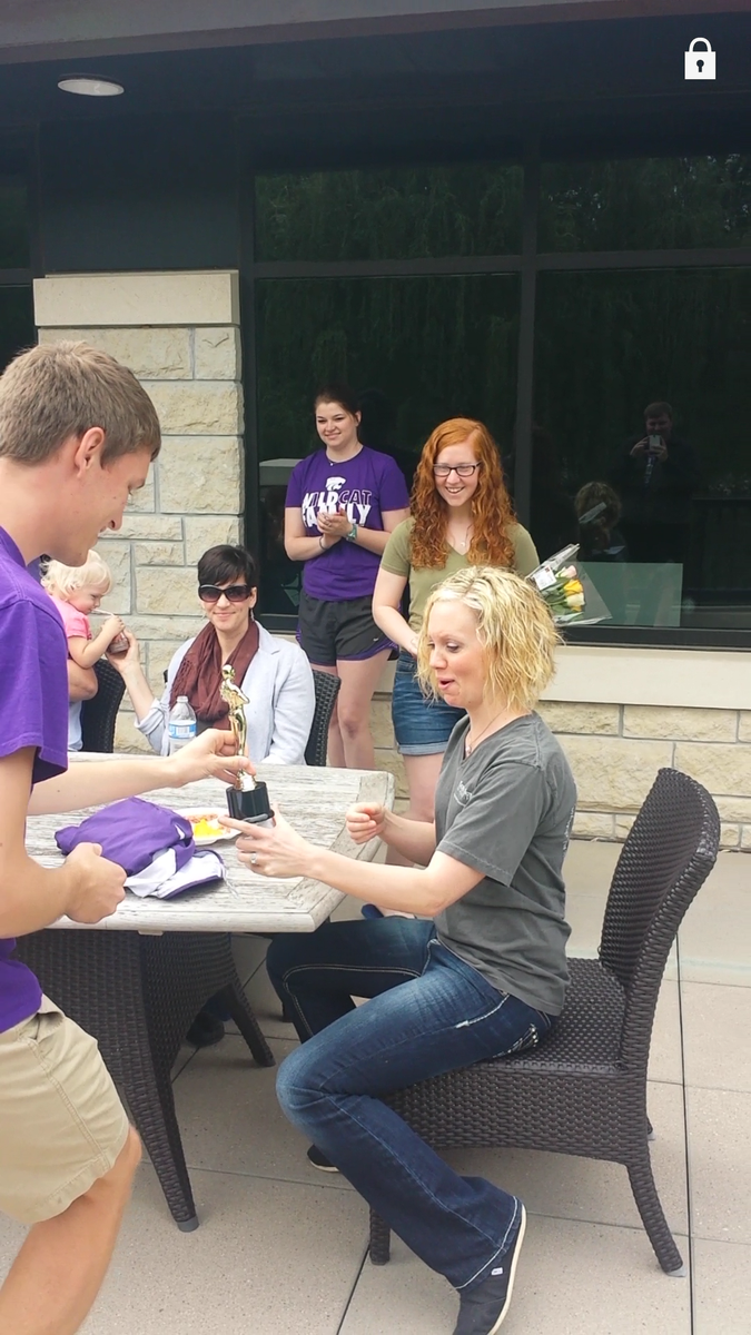 KStateSSL's tweet photo. Congratulations to the 2015 Rost Outstanding Faculty Award winner Tamara Bauer! http://t.co/nOJ6d0Tc7F
