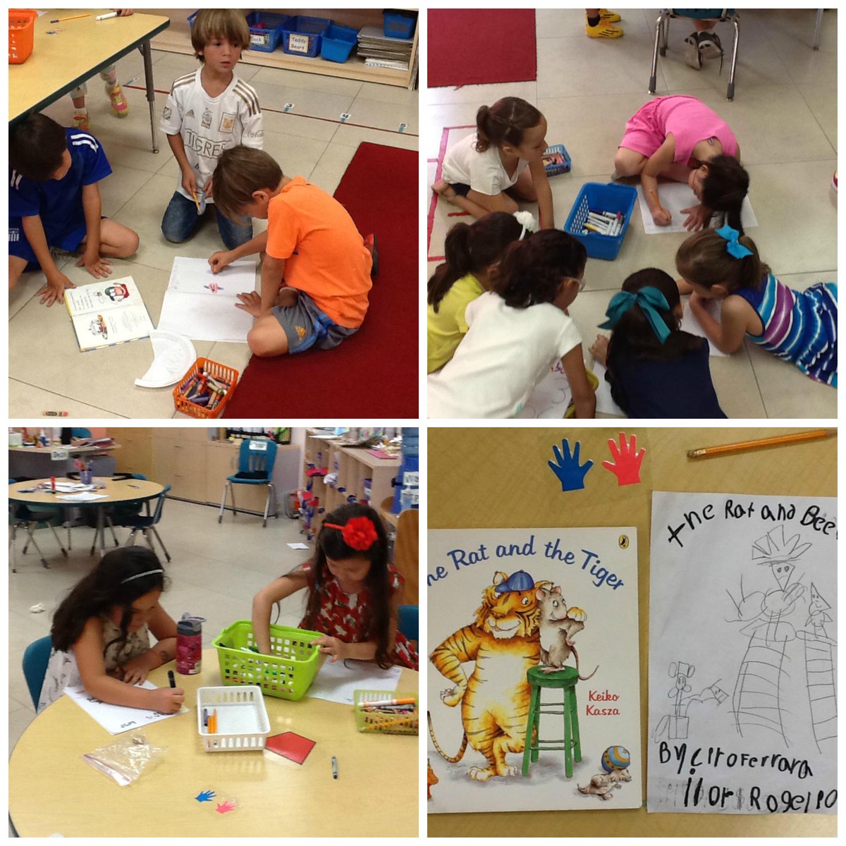 Students are choosing to make books even during free centers! #Exciting #UsingMentorTexts  <a href="/asfmelem/">ASFMELEM</a>