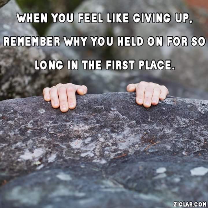 MisMafiaa's tweet photo. When you feel like giving up, remember why you held on for so long in the first place. http://t.co/kyl8cZ6VG5