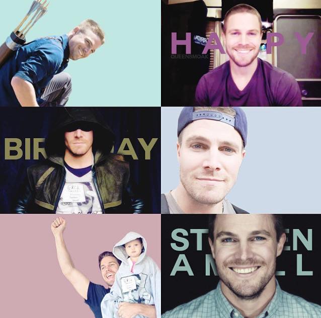  CAST SELFIES HAPPY BDAY STEPHEN AMELL 