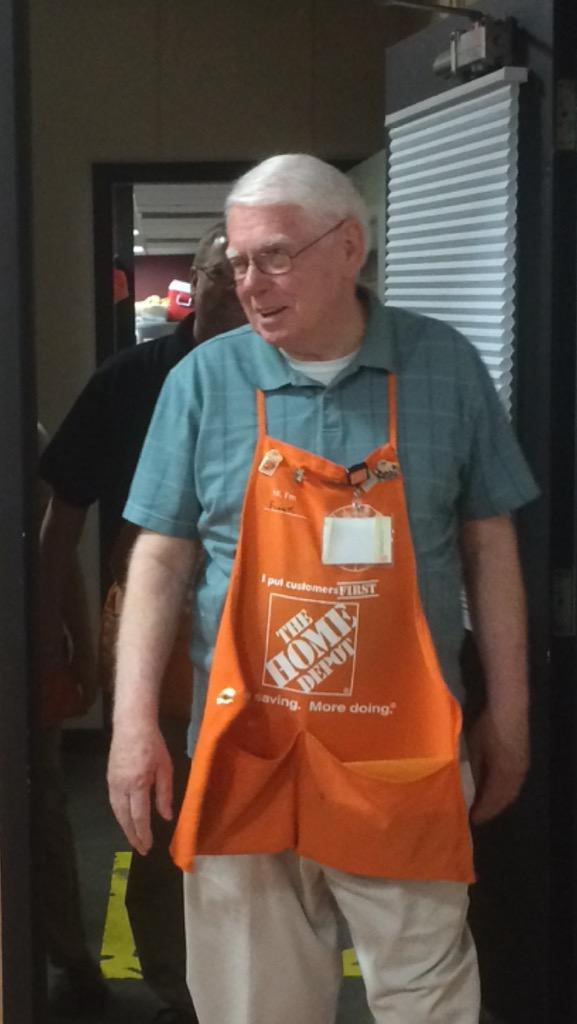 Depotdoll's tweet photo. A surprise retirement luncheon today for our beloved lead generator, Frank Delaney. 
We will miss you Frank !!! http://t.co/SYqblAZlQr