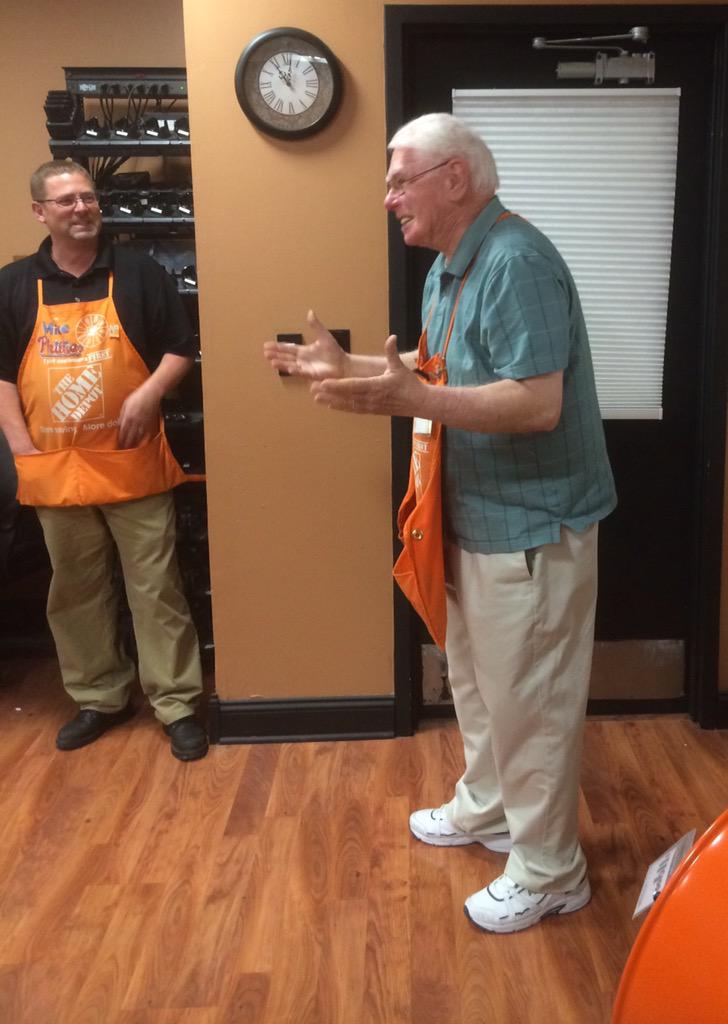 Depotdoll's tweet photo. A surprise retirement luncheon today for our beloved lead generator, Frank Delaney. 
We will miss you Frank !!! http://t.co/SYqblAZlQr