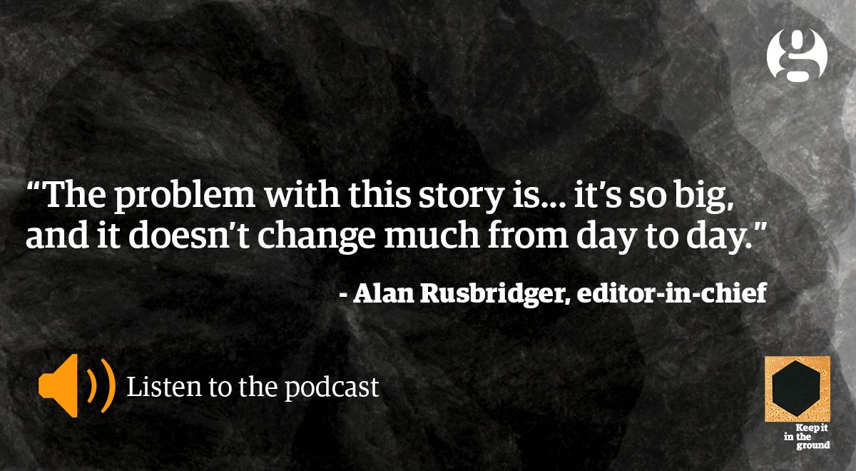 350's tweet photo. Getting people to care about climate change isn't easy. Listen to @guardian's podcast series http://t.co/wpctSSMGCK http://t.co/AqDF45kOep