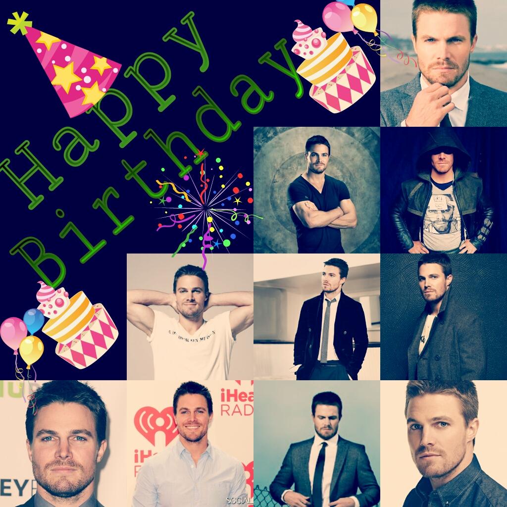  Happy Birthday Stephen Amell May you achieve everything in your life
Stay Blessed Sir 
Have a Blast 