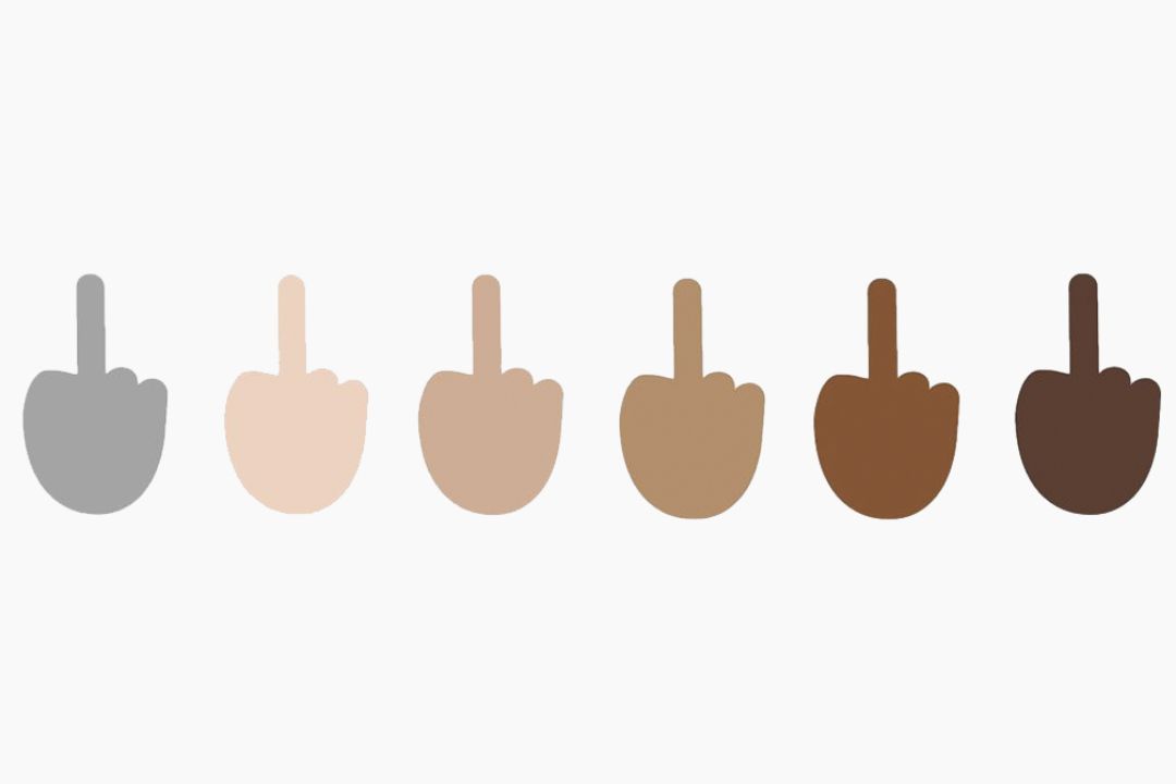 SUSANeRIVETER's tweet photo. Windows 10 includes a middle finger emoji #digitaltext http://t.co/FtplrMtLc8 http://t.co/N2DPZdhuou"