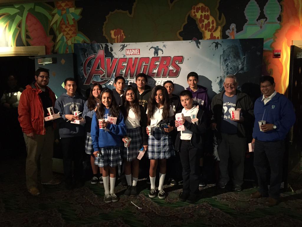 BSS_lions's tweet photo. Thank @ElCapitanThtre for treating our academic decathlon team to @Marvel @Avengers #AgeOfUltron http://t.co/wkqfFQ9Vg5