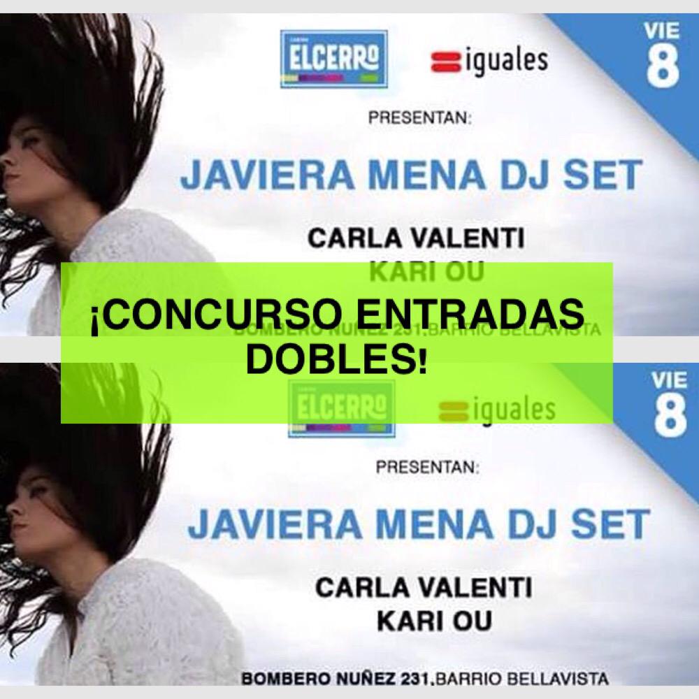 Centroelcerro's tweet photo. CONCURSO! Quieres entradas gratis para el DJ Set de @javieramena? Inscríbete aquí! http://t.co/7hMC8PoKQk http://t.co/sXbkh1lMbB