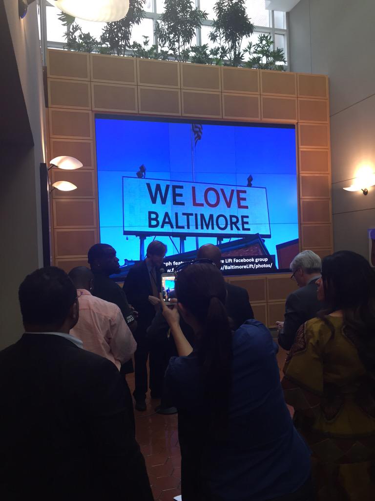 drJoshS's tweet photo. We love Baltimore #EngageBaltimore http://t.co/1wSDHDPCpn