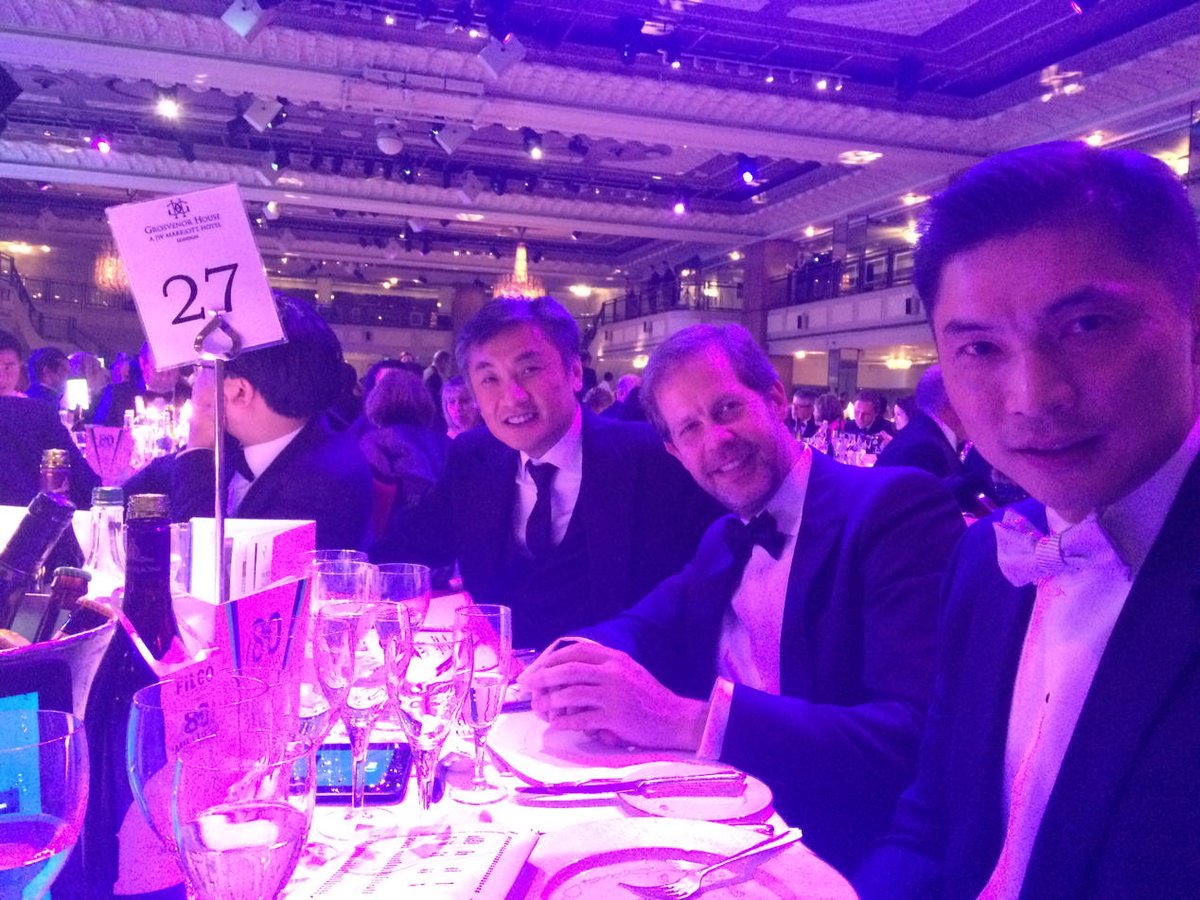 Great night with OMs at #millfield80th . Proud to have my son @ochardshouse1. What a great energy here.