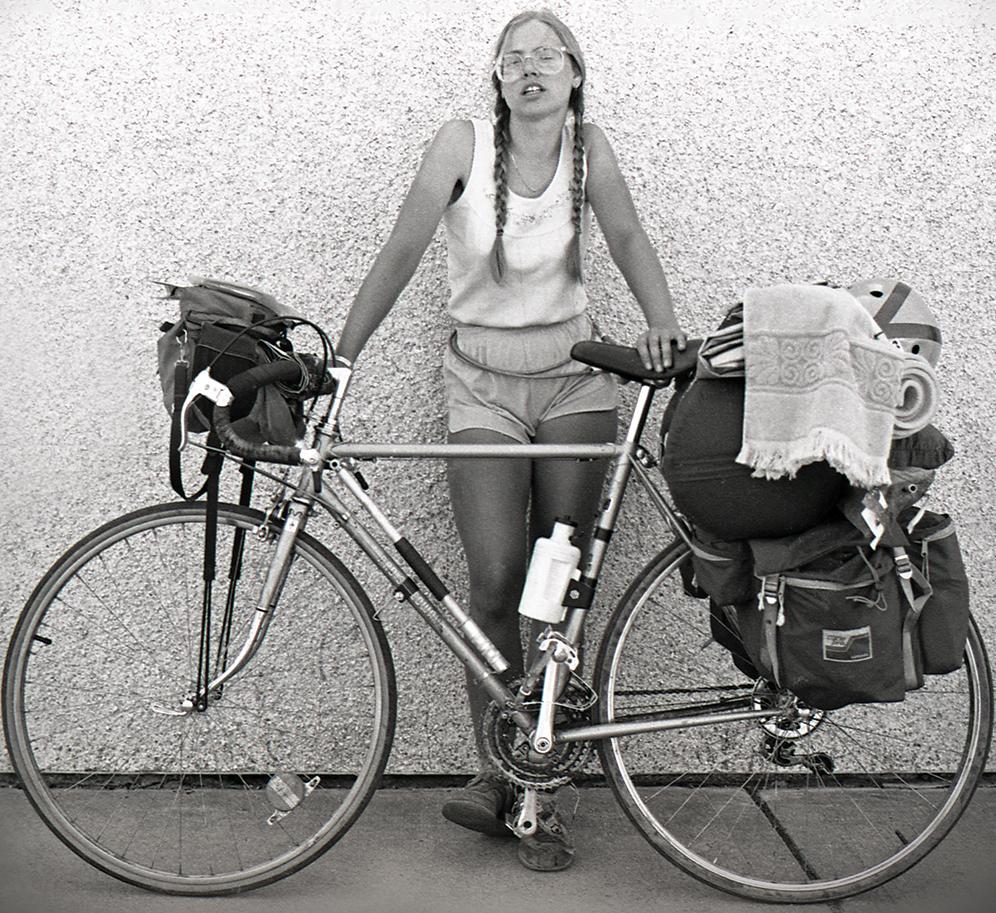 BicyclingMag's tweet photo. How bike touring has changed since Greg Siple started photographing x-country cyclists in '82: http://t.co/39CIAKAj10 http://t.co/52Q5UK0QEa