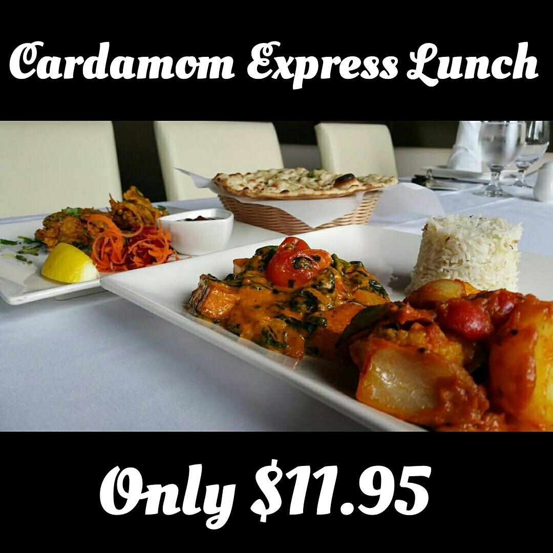 Express Lunch at Cardamom for only $11.95? YES! Can you finish it all in one seating?