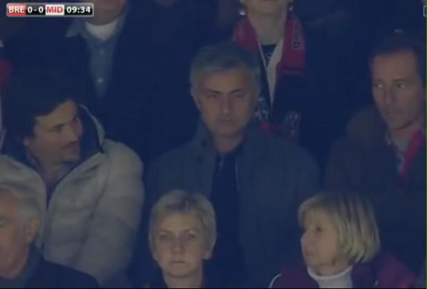 CFCLoanWatch's tweet photo. Jose Mourinho and Rui Faria are both in the stands tonight to watch Brentford v Middlesborough. #Bamford #LoanWatch http://t.co/FDB1Nq78YG