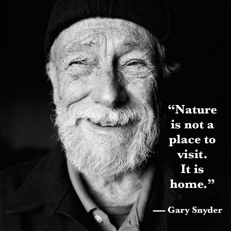 A poet, essayist, lecturer, and environmental activist turns 85! Happy birthday Gary Snyder! 