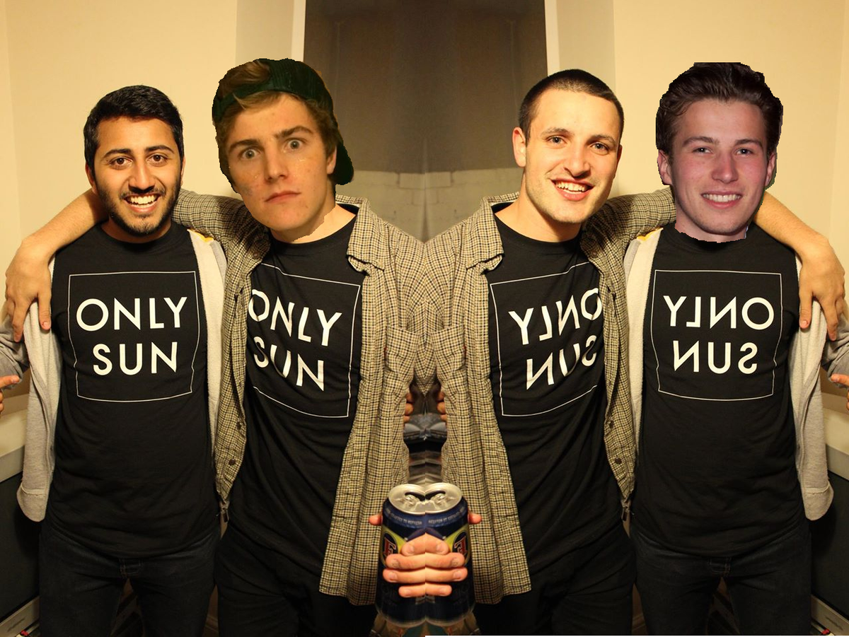 onlysunofficial's tweet photo. Uni terms are long so full band photos like this are rare. Dress code on point though #onlysun #TshirtWeather #onlyTs http://t.co/xyassqdjxb