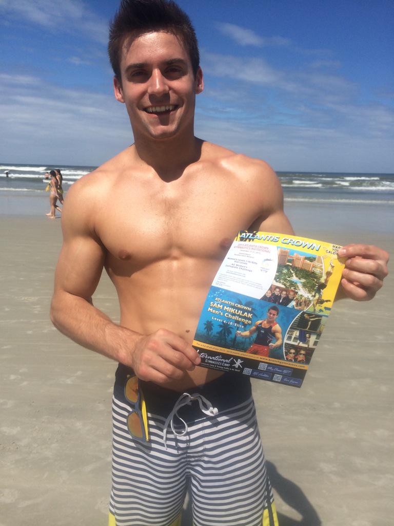 Sam Mikulak Shirtless