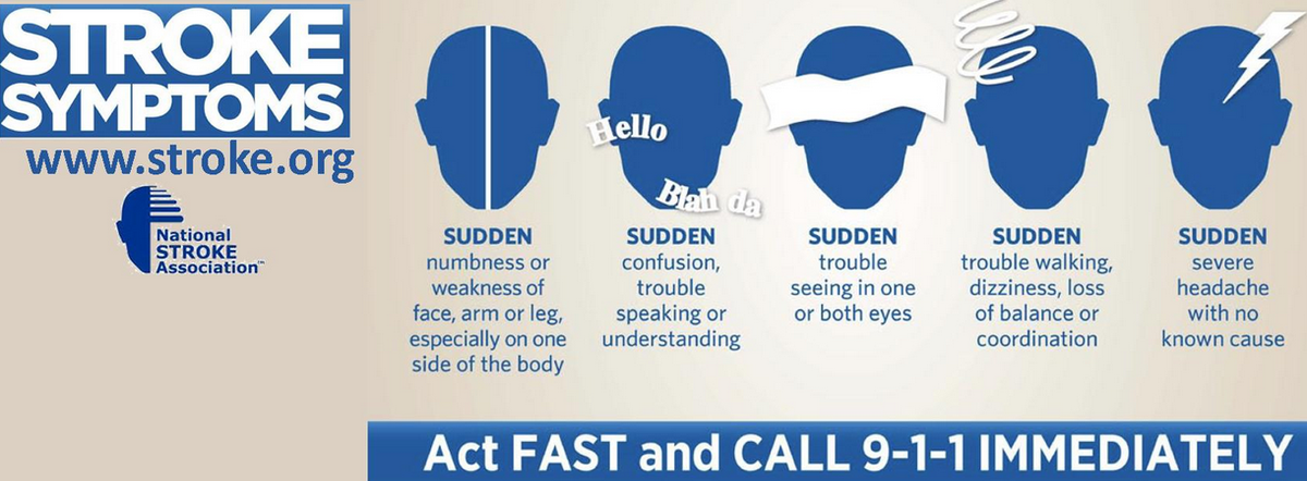 TebraOfficial's tweet photo. Do you know the symptoms of a stroke? May is national stroke month. http://t.co/VpLtmJ2f9h