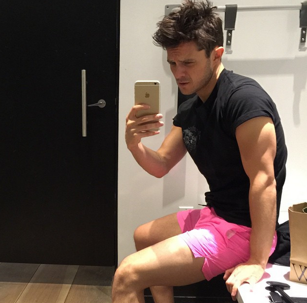 elilieb_streatt's tweet photo. I'm totally supportive of Eli's fashion choices. What about you guys ;)? #pinkbathingsuit http://t.co/nsPpYrQfuh