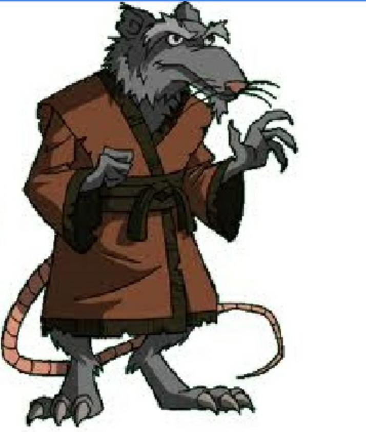 Splinter Rata De Las Tortugas Ninjas