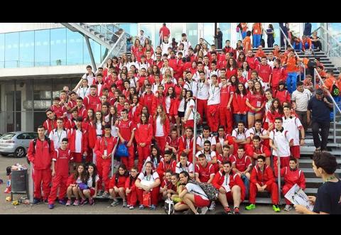 MDcotilla's tweet photo. Somos una marea #CtoEspañaCadeteInfantilJaca #JACA15 http://t.co/q0XYtvrfV6