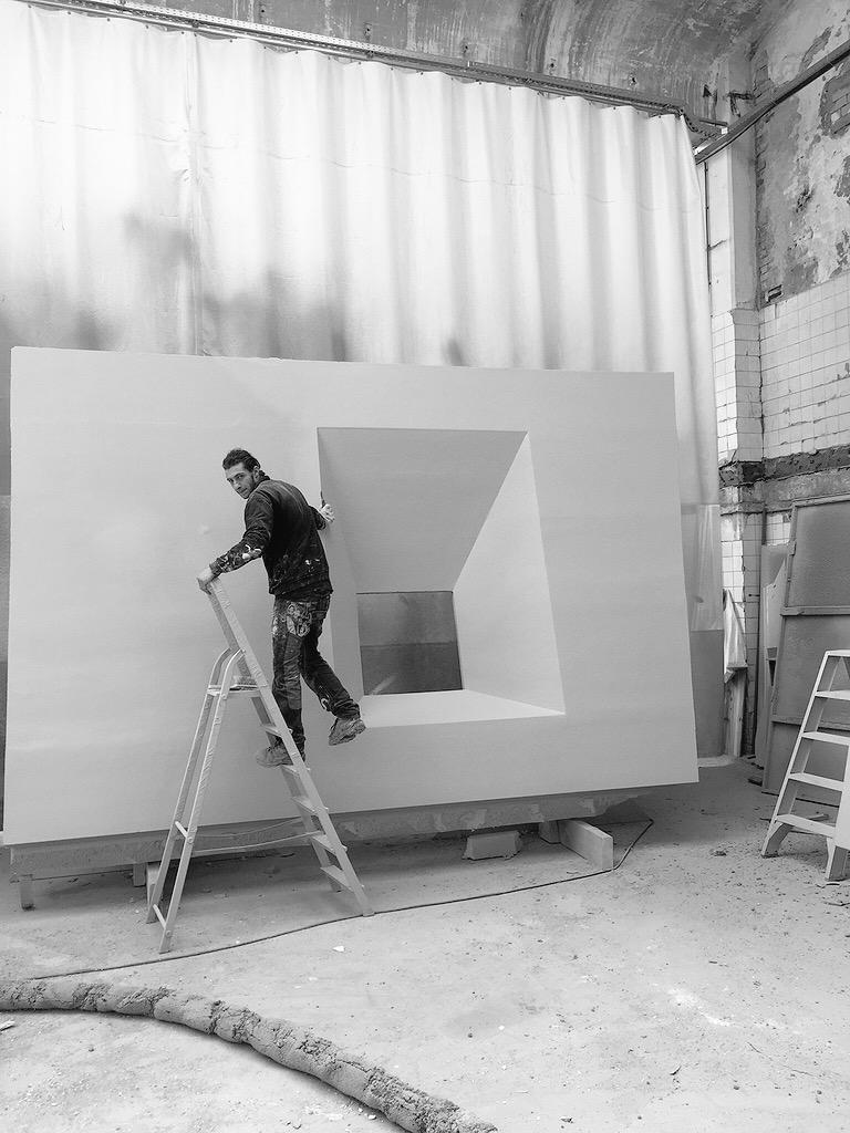 Wanden van de LOTUS in de maak