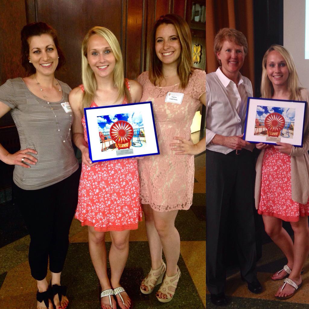 CONGRATS to Sarah Laudon, PHA VP RM, for receiving a Meyerhoff Undergraduate Excellence Award today! So proud of you😊