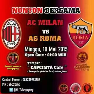 [ TULUNGAGUNG ] NOBER #MilanRoma CP:085735953355 cc : <a href="/RadioPerkasaFM/">Perkasa Tulungagung</a> <a href="/LIIURFM/">Radio Liiur FM Tulungagung</a> <a href="/seputarTA/">#Tulungagung</a> <a href="/MI_JATIM/">#JatimSolid</a> <a href="/MilanistiOrId/">Milanisti Indonesia</a>