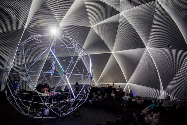 YourEDM's tweet photo. Experience Sensory Overload Inside This Geodesic Dome http://t.co/nBek3VoZiy http://t.co/siLEu7msMI