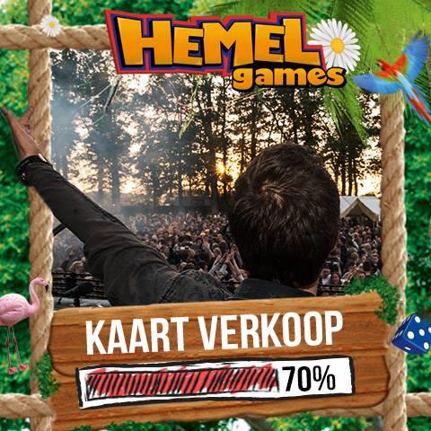 De kaarten gaan heel hard! Wij willen de vaste hemelgames bezoekers niet teleurstellen! Koop dus nu nog je tickets!