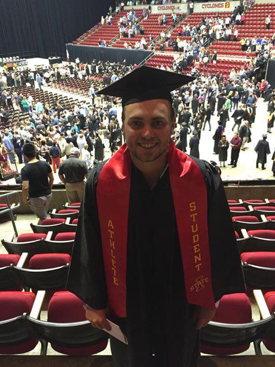 bradleywilkin's tweet photo. Well done @sdaley93 on your graduation from Iowa State! This guy was instrumental to ISU's golf success! #BigNoter 👌 http://t.co/5JYwtIRUbh