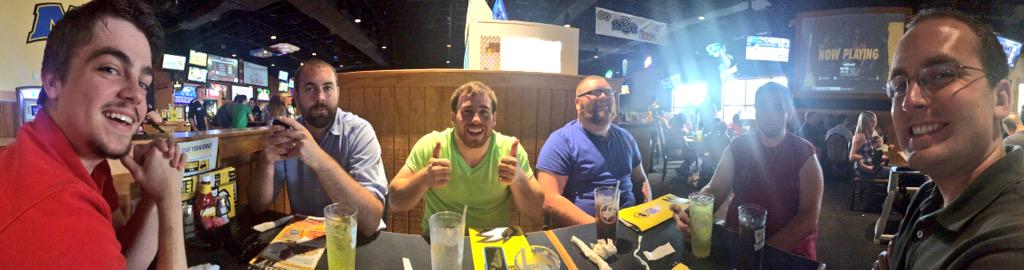 DavidBickettSS's tweet photo. Let the bachelor weekend begin! @CptRedBeard00 @Moffitt777 @ashepherd480 @ClarkKeene @eagin http://t.co/guPrbBSruH