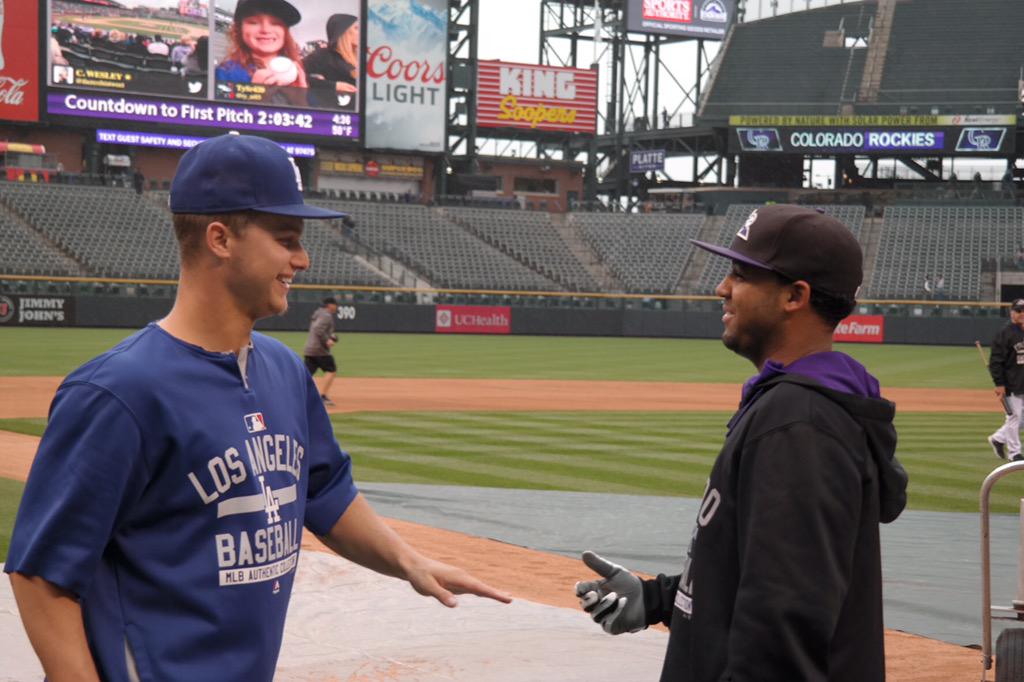 Dodgers's tweet image. Sup, @Rockies.