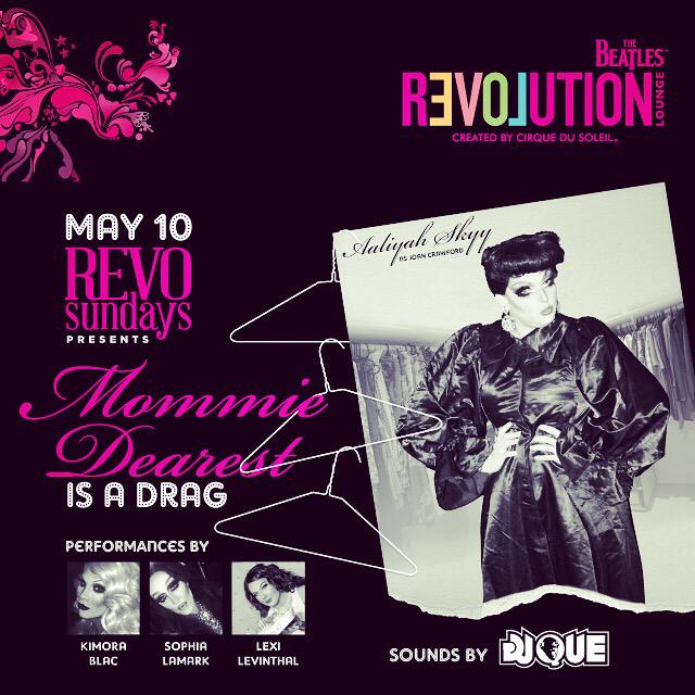 RevoSundaysLV's tweet photo. We're hosting the fiercest Mother's Day soiree THIS SUNDAY w/ beats by @QueDj &amp; drag performances! #RevoSundays http://t.co/DaDSld075v