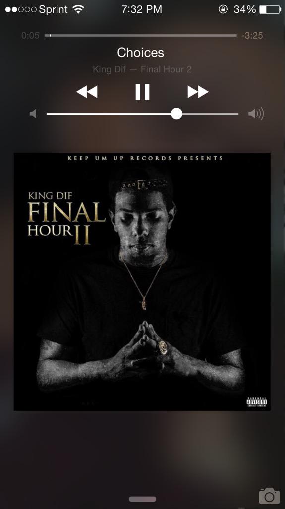 FMBKJUNE1's tweet photo. Go grab @KingDif_ #finalHour2 off iTunes good work on this one bro π―π―π― #keepumup http://t.co/1hK93UQoYR