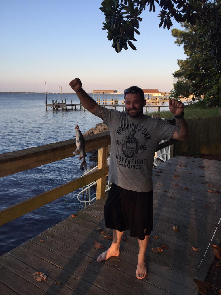 BosBesSol's tweet photo. First fish of the trip... 🎣 http://t.co/MFKViBGTMe
