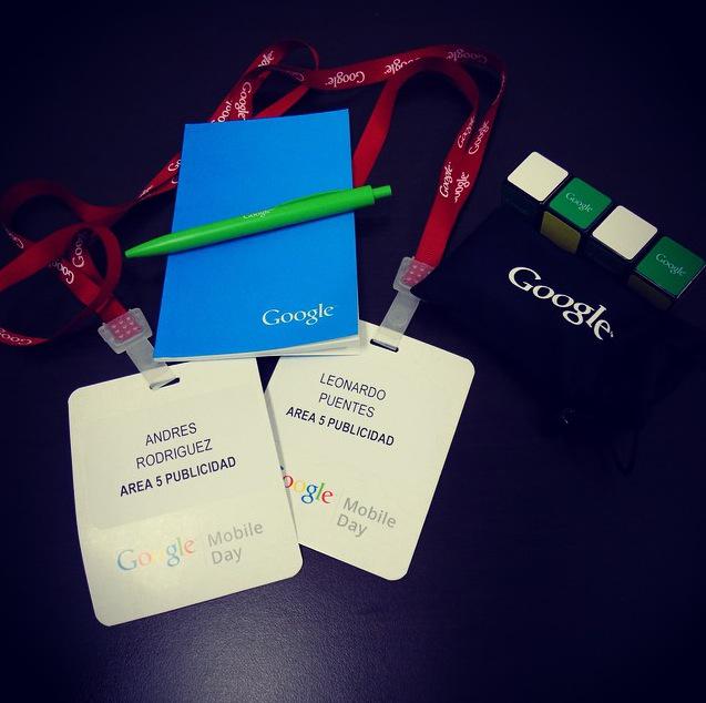 AREA5PUBLICIDAD's tweet photo. #Area5Publicidad presente en el Google Mobile Day #GooglePartners http://t.co/i3PaTACzvH
