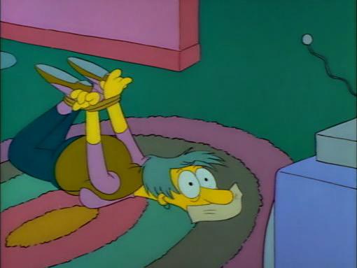 simpsons_react's tweet photo. when you make your friends start watching one of your favourite tv shows but they keep talking http://t.co/iG1B8gU1LD