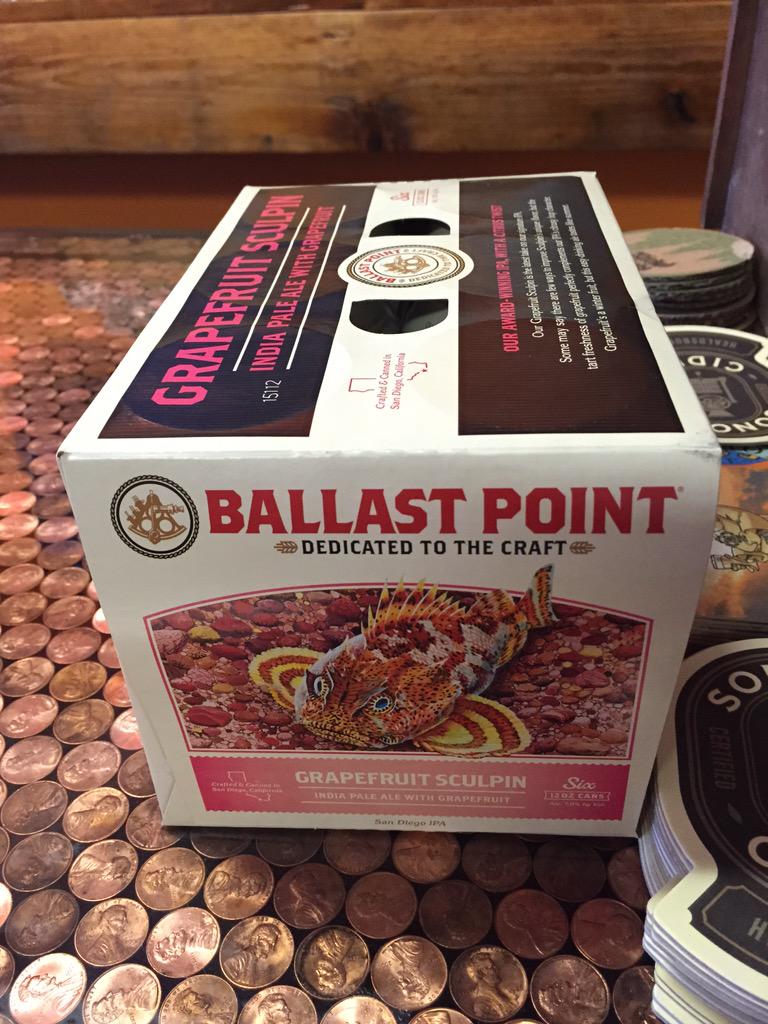 Seems to be an influx of <a href="/BPbrewing/">Peter Jenkins</a> Grapefruit Sculpin in the area.  I'm not complaining. 🍺🍺