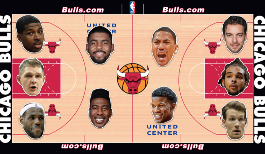 ESPNNBA's tweet photo. Game 3 starters tonight for @cavs &amp; @chicagobulls... http://t.co/VqnCDQkOOq