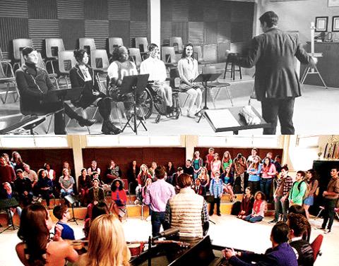 "<a href="/camicaruso17/">카밀라</a>: Y pensar que todo empezó así...
Y termino así 
#Glee #gleekforever "