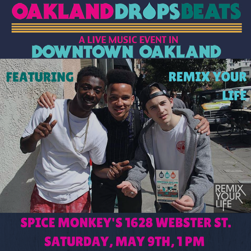 itsYRmedia's tweet photo. Catch @remix_your_life tomorrow at 1 pm @spicemonkeybar for @oakdropsbeats. support the Youth! #odbeats http://t.co/mk3BKy3i51