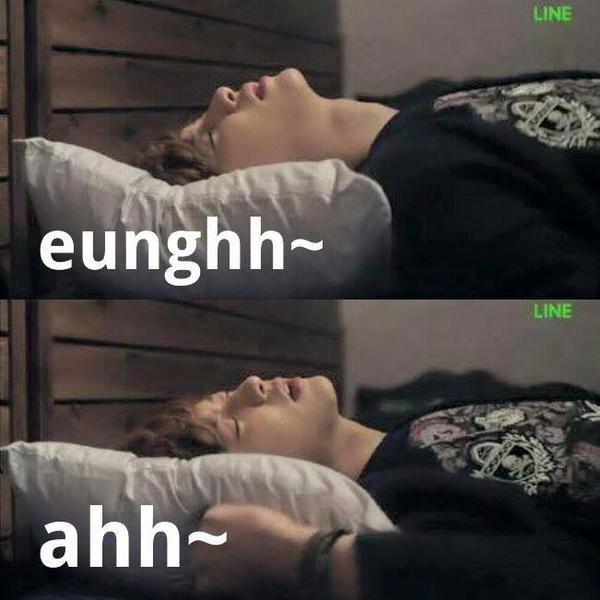 When Baekhyun do a blowjob