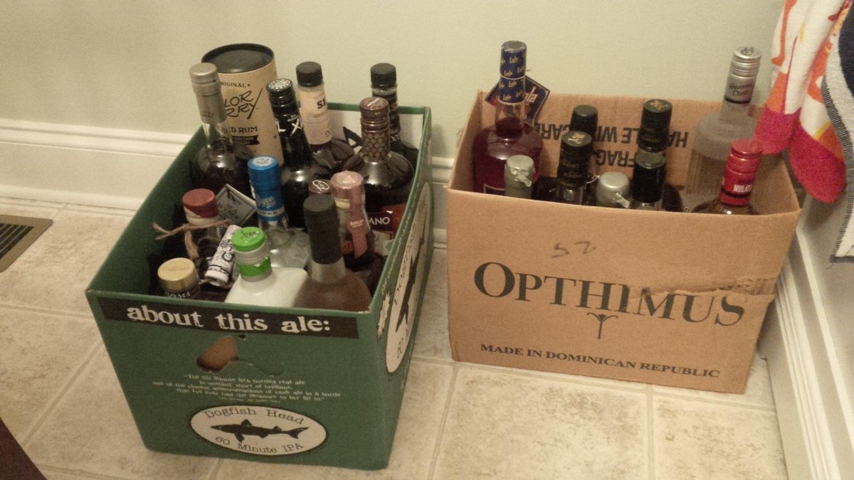 therumtrader's tweet photo. I've officially run out of rum space. Not sure where these can go. #RumProblems #UnhappyWife http://t.co/tEzU6gN6pT