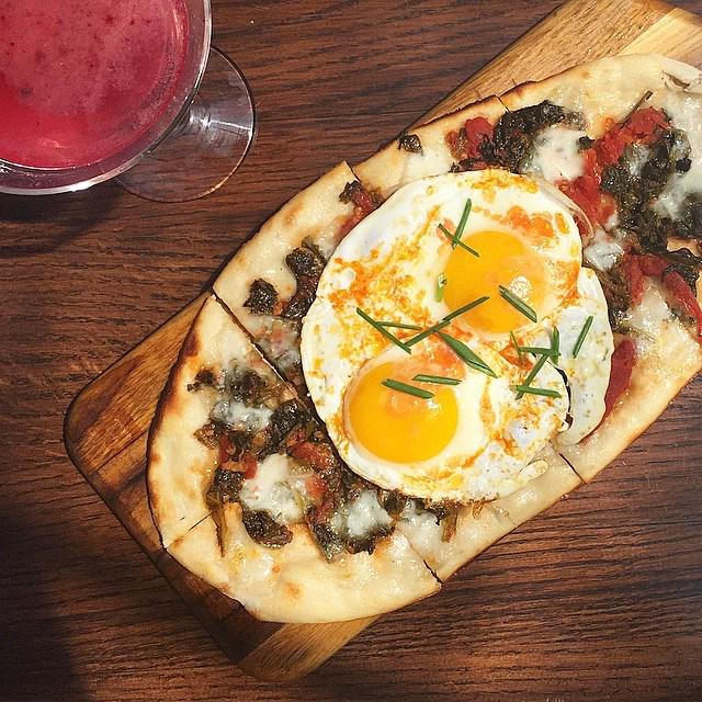 maderakitchen's tweet photo. Delicious Rapini Flatbread! http://t.co/0pwRt9CuFH