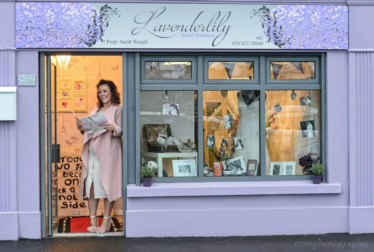The beautiful <a href="/lavenderlilybb/">Lavenderlily</a> #bridal boutique opening this weekend - too pretty for words 💜💜 lavenderlilybridal.co.uk