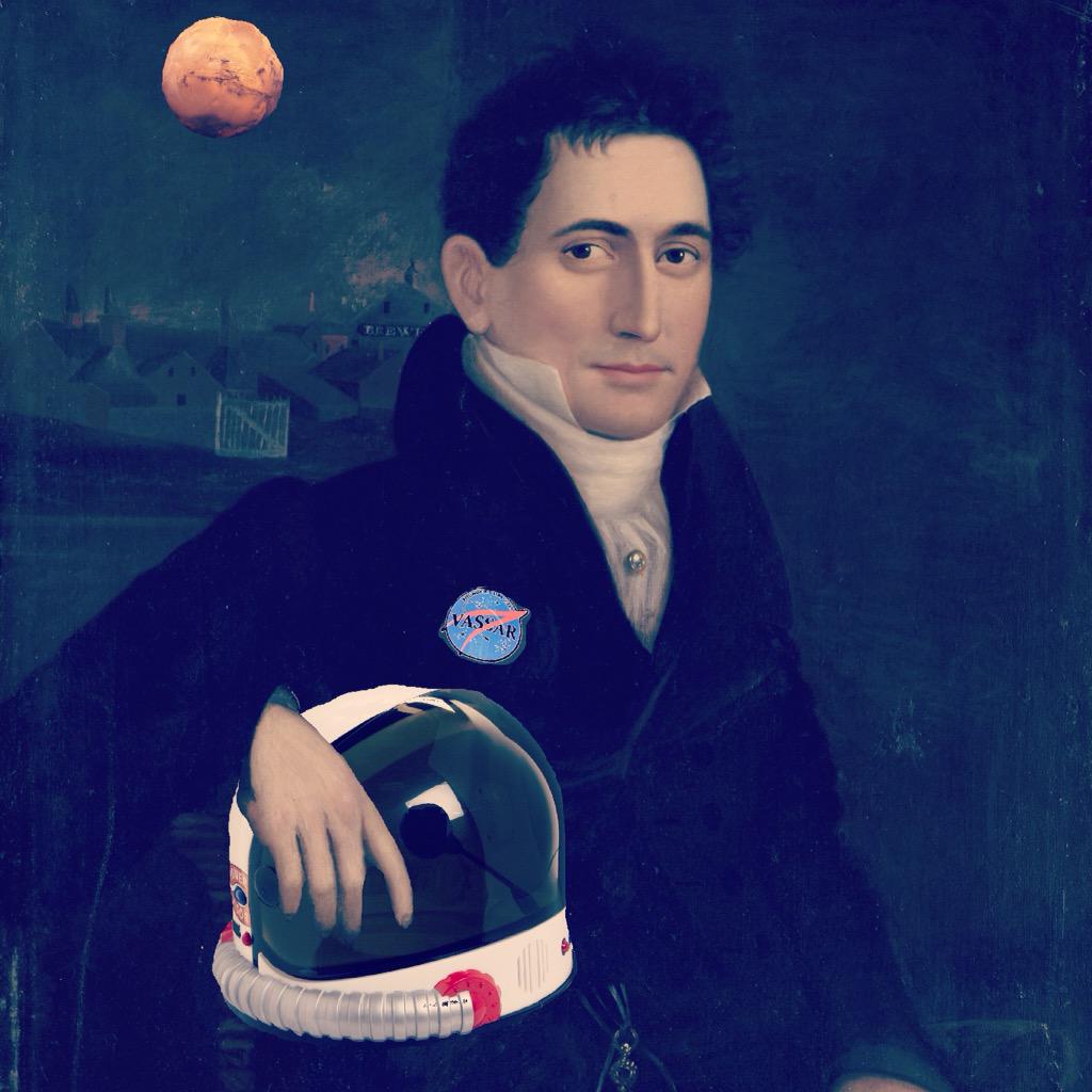 VCStudentGift's tweet image. A Portrait Of The Founder As A Young Astronaut #FoundersDay2k15 #HappyFoundersDay #HappyMeDay #BrewerPride