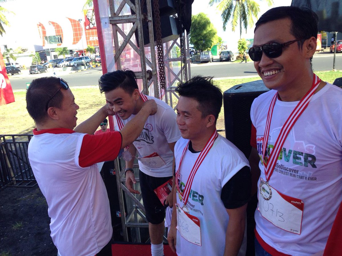 TelkomselManado's tweet image. Terima kasih yg sdh having fun bareng kita di @SimPATI #DiscoverRun