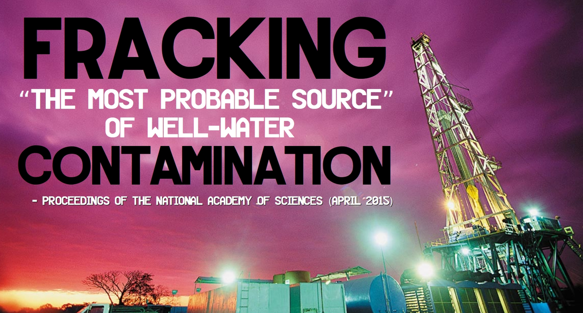 Frack_Off's tweet photo. New study links groundwater supply contamination to #fracking: http://t.co/0UYfi42OTQ http://t.co/JKLUKks2zQ