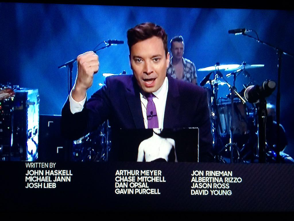NickOchalek's tweet photo. Wow Jimmy could feel the power of tonight's show! That's one of U2's many special powers!! #FallonTonight #FallonU2 http://t.co/1LlMKmDOJj