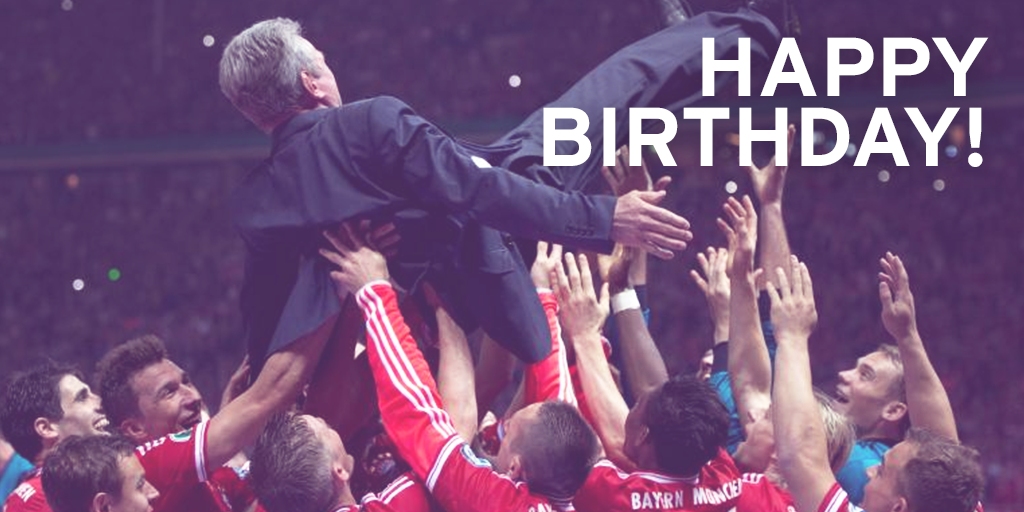 @ FCBayern \"Happy Birthday, Jupp (70)! 